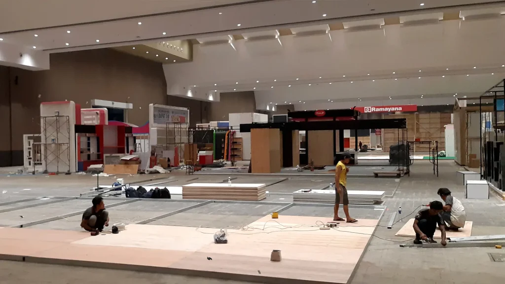 pengerjaan booth pameran jakarta fair
